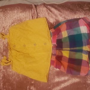 2 Piece short set outfit.